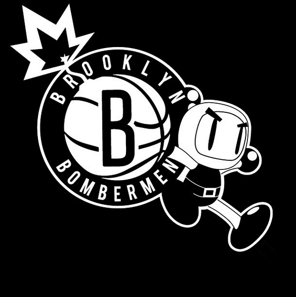 Brooklyn Bombermen logo iron on heat transfer